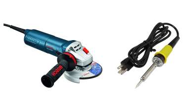 Difference Between Angle Grinder vs Soldering Iron