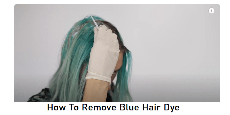 How To Remove Blue Hair Dye